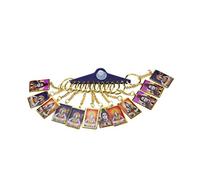India Bazaar Traditional Assorted Design Square Hanuman/Shankar/Durga Maa Key Ring - Hindu God (Lord Shiva/Shankar)