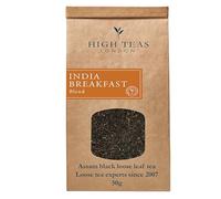 India Breakfast Blend Loose Leaf Tea 50g - Premium Loose Black Tea Leaves from Assam, Darjeeling & Nilgiri - Classic English Breakfast Tea Alternative
