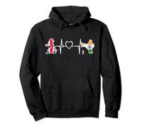 India British Flag - Indian British UK Heartbeat Pullover Hoodie