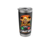 India Calling I Must Go Stainless Steel Insulated Tumbler