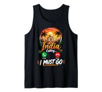 India Calling I Must Go Tank Top