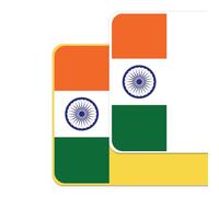 India Car Number Plate Adhesive Stickers for Decorative Purposes - Indian National Flag Badge Decal - Proud Heritage Car Vinyl Skin - Premium, Bubble Free & Easy Application - Set of 2 (F&R) (IND)