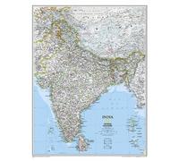 India Classic Map [Tubed]