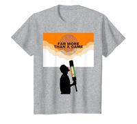 India Cricket 2024 More Than Jersey Flag India Cricket T-Shirt, Youth, Heather Grey, Large