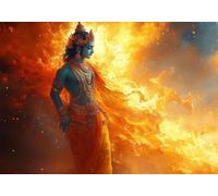 India Diamond Art Kits Adults,5D Diamond Painting Kits for Adults,Full Drill Gem Art Kits DIY Cross Stitch Arts Crafts Fire Pictures Embroidery Beginners Crafts Home Decoration Gifts for Women 40x50cm