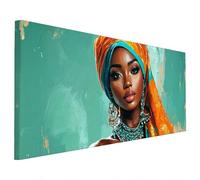 India Diamond Art Kits Adults, 5D Diamond Painting Women 2025 Design New, Square Full Drill Crystal Art Kit, DIY Cross Stitch Crafts Embroidery Pictures for Home Living Wall Room Decor 110x50cm V-24