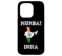 India Distressed Flag Mumbai Pride Case for iPhone 15 Pro