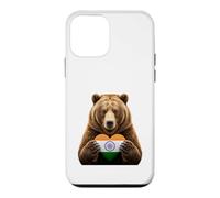 India Flag Heart Pride Country Heritage Bear Indian Case for iPhone 12 mini