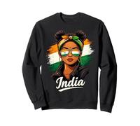 India Flag Proud Indian Women Sweatshirt