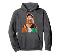 India Flag Woman Indian Flags Women Pullover Hoodie