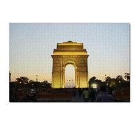India Gate New Delhi Jigsaw Puzzle 1000 Piece Game Artwork Travel Souvenir 52x38CM