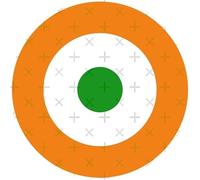 INDIA Indian AirForce IAF Aircraft Roundel 4" (100mm) Vinyl Sticker, Decal