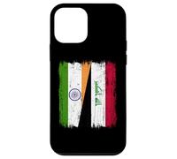 India Iraq Half Flag Indian Iraqi Jersey Case for iPhone 12 mini