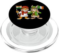 India Ireland Flag Indian Roots Irish Heritage PopSockets PopGrip for MagSafe