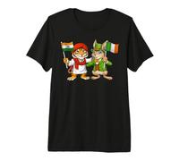 India Ireland Flag Indian Roots Irish Heritage Premium T-Shirt