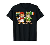 India Ireland Flag Indian Roots Irish Heritage T-Shirt
