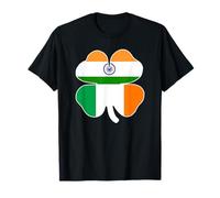 India Ireland Flag St Patricks Indian Irish Shamrock T-Shirt