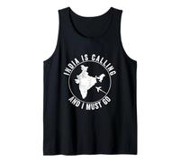 India is Calling Indian Holiday Homesickness Vacation Tank Top