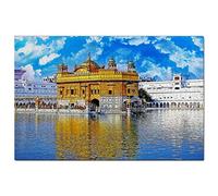 India Jigsaw Puzzle 2000 Piece India Golden Temple Amritsar Puzzle Game Artwork Travel Souvenir 70x100CM