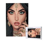 India Jigsaw Puzzles for Adults 5000, Woman Puzzles for Adults Wooden, Funny/Difficult/Impossible/Challenging Decompression Games, As a Birthday and Holiday Decor Gift for Women and Men M-1302