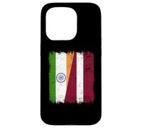 India Latvia Half Flag Indian Latvian Heritage Case for iPhone 15 Pro