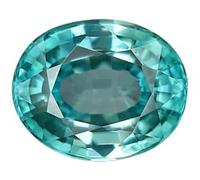 INDIA MADE 10.00 Ratti Natural Blue Zircon Gemstone by Lab Certified-B0C6V12L1R