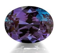 INDIA MADE 10.65 Carat Alexander Stone Oval Shape Alexandrite Gemstone Original Certified by Lab For Men & Women-B0BTZ1NF3L