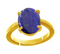 INDIA MADE 11.25 Ratti 10.45 Carat Lapis Lazuli Natural Certified Gemstone Precious Loose Lajward Stone Ring For Men And Women-B0BV26FF1N