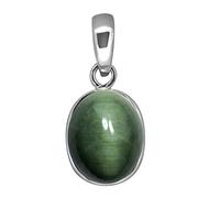 INDIA MADE 11.25 Ratti 10.47 Carat A+ Quality Cat'S Eye Lehsunia Gemstone Pendant For Women'S And Men'S-B08PG3GC45