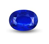 INDIA MADE 11.25 Ratti Blue Sapphire (Neelam/Nilam Stone) Original Natural Gemstone-B0CP43S94W, Silver, Created Sapphire, Silver, Created Sapphire