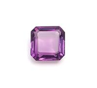 INDIA MADE 12.25 Ratti -11.75 Carat Squire Cut Natural Amethyst Gemstone Lab Certified Loose Gemstone Man Or Women Jewellery Making Gemstone-B0C55H27R6