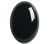 INDIA MADE 15.25 Ratti Sulemani Hakik Stone Original Certified Natural Black Onyx Gemstone 26907 Silver Tone Created Sapphire