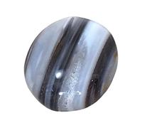 INDIA MADE 16.2 Carat Sulemani Kala Hakik (Akik) Stone Rare & Oval Shape Gemstone-B09ZTJHDTT