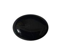 INDIA MADE 17.00 Ratti Kala Sulemani Kala Hakik (Akik) Stone Rare & Black Oval Shape Pendant Size/Bracelet Size Gemstone-B0BP1HWJLJ