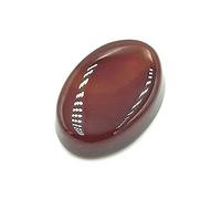 INDIA MADE 18 Carat / 1 Pc Red/Orange Yamini Hakik (Akik) Stone Oval Shape Natural Gemstone-B0944VL98Z