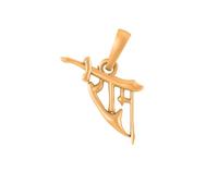 INDIA MADE 22 CT Gold Plated Silver (92.5% purity) God Ram Pendant for Men and Women-pm7343_gold