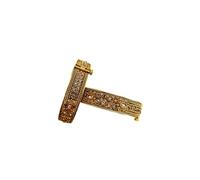 INDIA MADE 24Kt Pure Gold Plated Reverse Ad Openable Kade 9 Size 2'6-B09ZRWMW5J