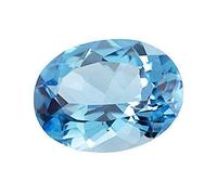 INDIA MADE 3.25 Carat I Natural Blue Zircon Stone I Lab Certified Energized Blue Zircon Gemstone Aaa+ Quality-B0C1P4W6X5