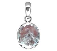 INDIA MADE 3 To 12.50 Ratti Sphatik Silver Locket Gemstone For Astrological Use Certified by Gli For Unisex-B0BFD852C5