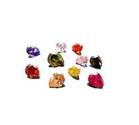 INDIA MADE 3X5Mm To 10X12Mm Aaa Grade Pear Shape Mix 10 Colors Cubic Zirconia, Synthetic Mix Diamond Transparent Loose Stone Supplies Zircon For Jewellry Making-B0CY8Z77HS
