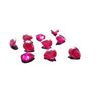 INDIA MADE 3X5Mm To 10X12Mm Aaa Grade Pear Shape Ruby Pink Color Cubic Zirconia, Synthetic Ruby Pink Diamond Transparent Loose Stone Supplies Zircon For Jewellry Making-B0CY8QXKHC