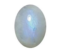 INDIA MADE 4.25 Carat Lab-Certified Natural Raimbow Moonstone Chandramani Cabochon Cut Finishing Loose Gemstone For Men'S And Women'S-B0C6XZJCR6