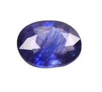 INDIA MADE 4.25 Carat Natural Blue Sapphire (Neelam Stone Certified Natural Blue Sapphire Silver Plated Pendent) For Men And Women by Lab - Certified-B0C7GWPX7T