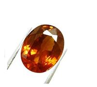 INDIA MADE 4.25 Ratti 3.25 Carat Natural Gomed Genuine Earth Mined Original Certified Hessonite Gomed Loose Gemstone-B09H32VP8N