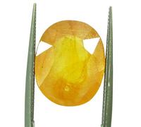 INDIA MADE 4.25 Ratti 3.66 Carat Aaa++ Quality Yellow Sapphire Mined Pukhraj Gemstone Certified Natural Gemstone-B0BVZCJCTC