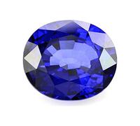 INDIA MADE 4.25 Ratti Deluxe Quality Unheated Untreated Energized Natural Blue Sapphire Stone I Neelam/Nilam Birthstone I Precious Loose Gemstone by Lab Certified For Man Or Women-B0CCVQK9HF
