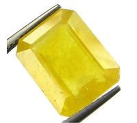 INDIA MADE 4.25 Ratti Yellow Sapphire Pukhraj Stone Loose Gemstone with Lab Certificate-B0C7N2Y87T