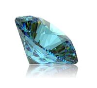 INDIA MADE 5.25 Carat I Certified Blue Zircon Stone I Round Shape Cubic Blue Diamond Gemstone-B0DRLGX3QD