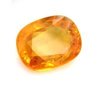 INDIA MADE 5.25 Ratti - 4.45 Carat Unheated Untreated Yellow Sapphire Pukhraj Stone Original Certified Natural Gemstone-B0BDC2QKCB