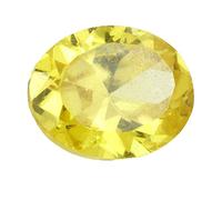 INDIA MADE 5.25 Ratti Natural Certified Yellow Cubic Zircon Stone Lab Tested Precious Gemstone Same As Per Image Shown-B0C4HHZ4KM